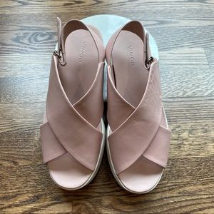 Vince Weslan Platform Sandals Blush Pink Size 8